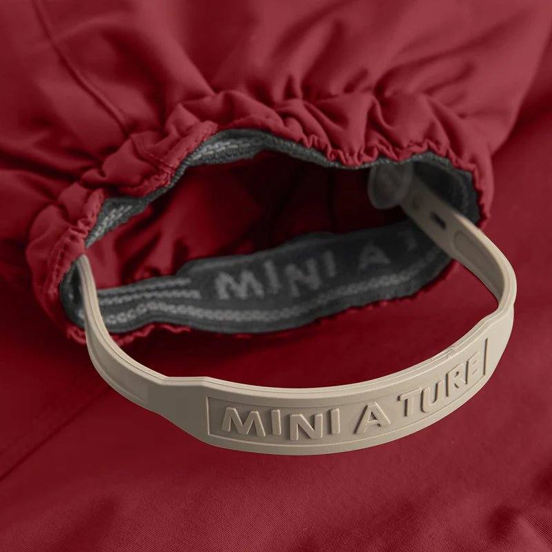 Mini A Ture - Wisti fleece lined snowsuit - Red merlot - Princess and the Pea Boutique