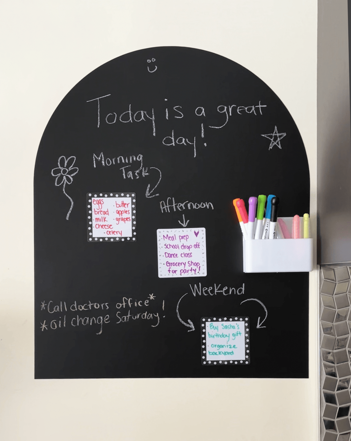 MINI Magic Playwall - Arch Magnetic Art Wall Decal for Small Spaces - Blush - Princess and the Pea Boutique