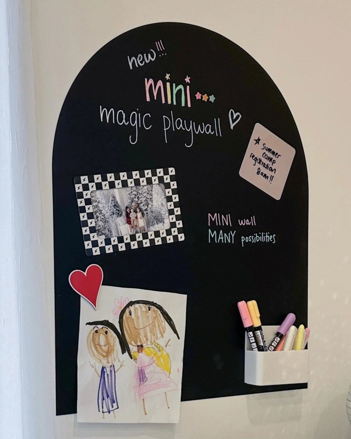 MINI Magic Playwall - Arch Magnetic Art Wall Decal for Small Spaces - Midnight - Princess and the Pea Boutique