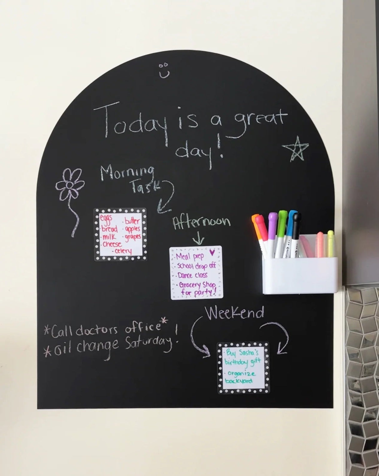 MINI Magic Playwall - Arch Magnetic Art Wall Decal for Small Spaces - Midnight - Princess and the Pea Boutique