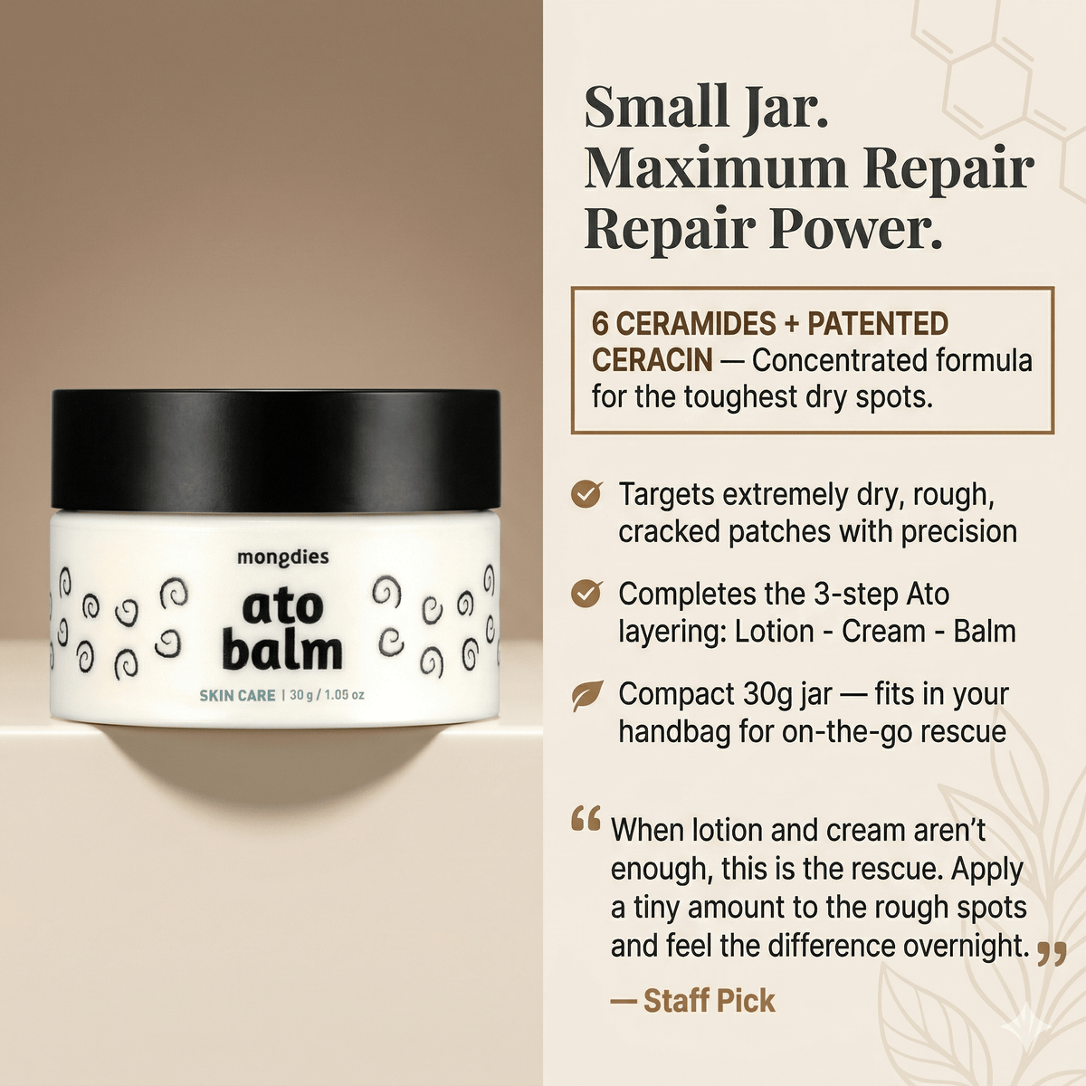 Mongdies Baby Ato Balm 30g - Princess and the Pea Boutique