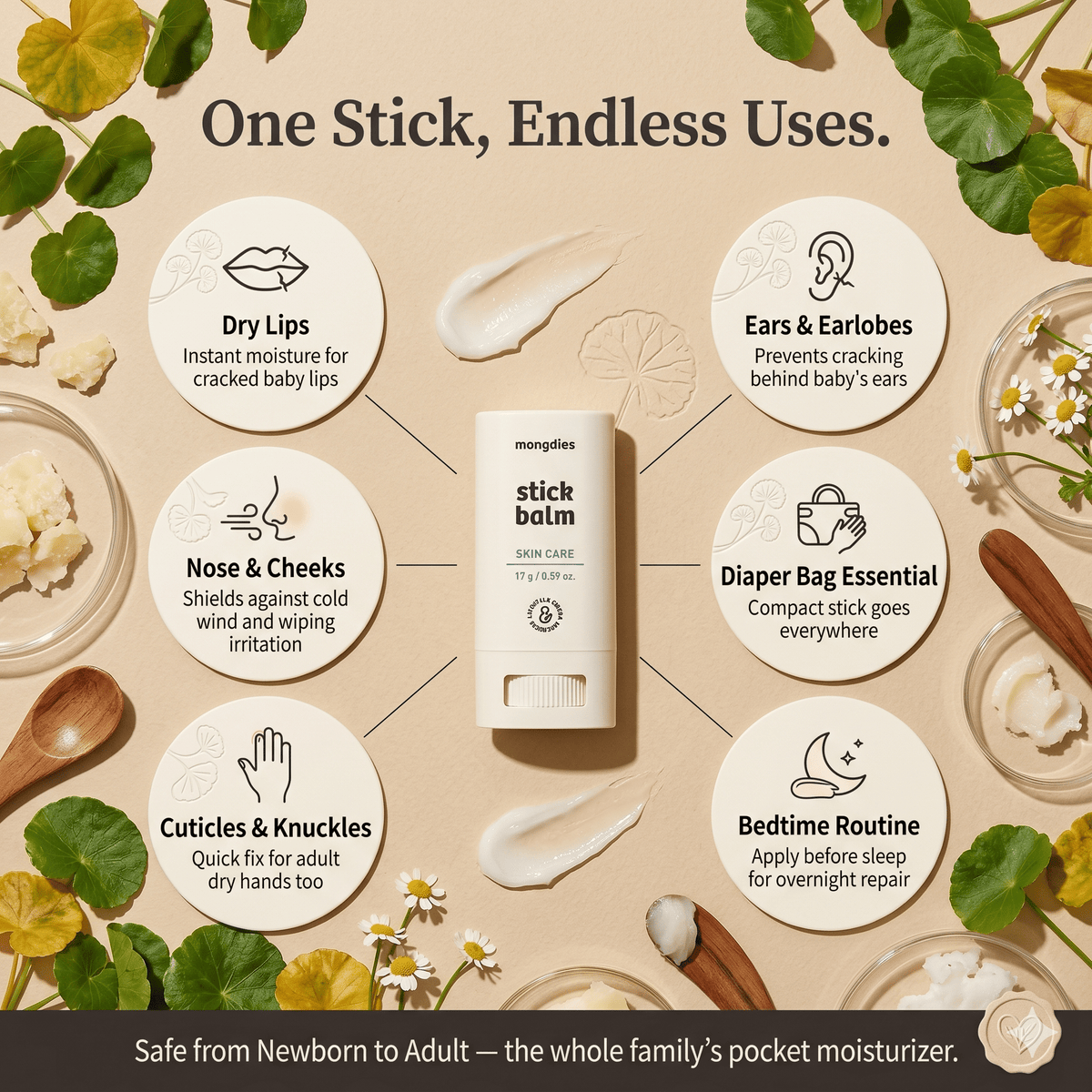 Mongdies Baby Stick Balm - Princess and the Pea Boutique