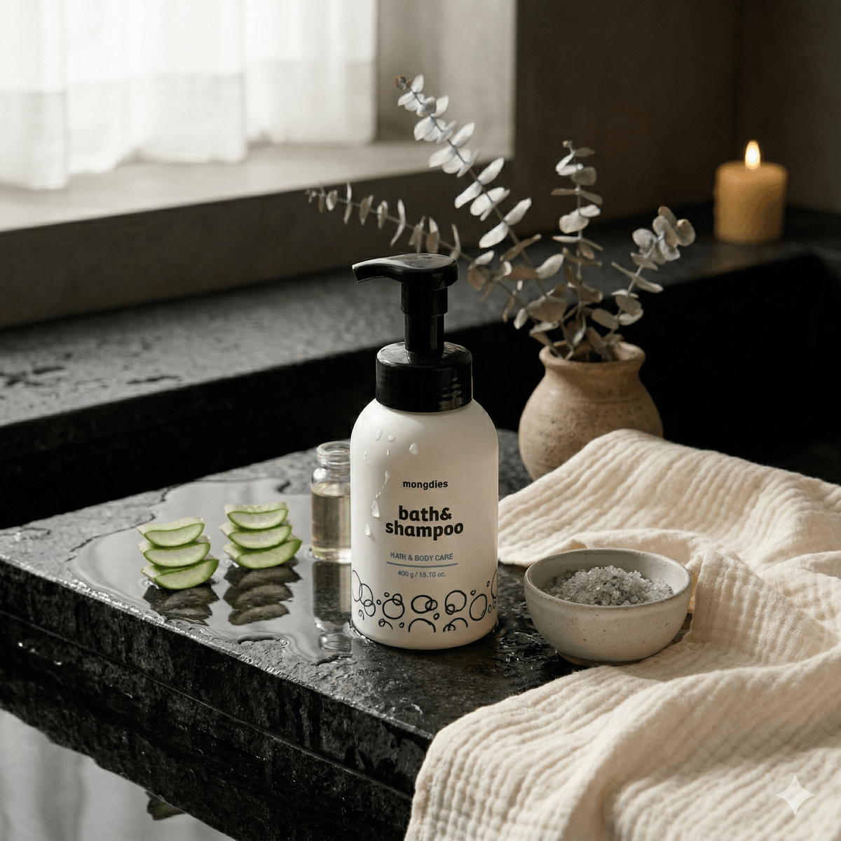 Mongdies Foaming Bath & Shampoo - Princess and the Pea Boutique
