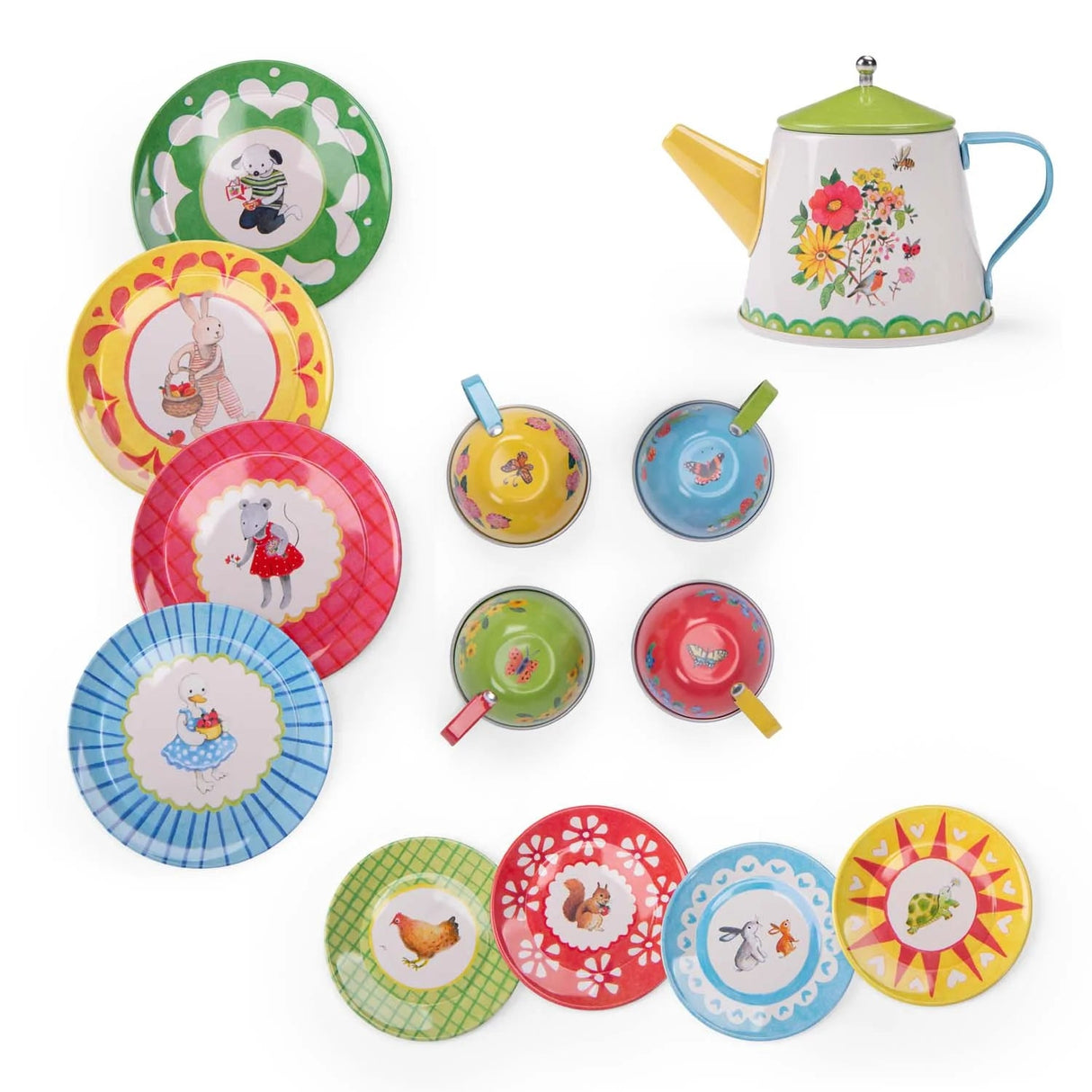 Moulin Roty Grande Famille - Metal Tea Set - Princess and the Pea Boutique