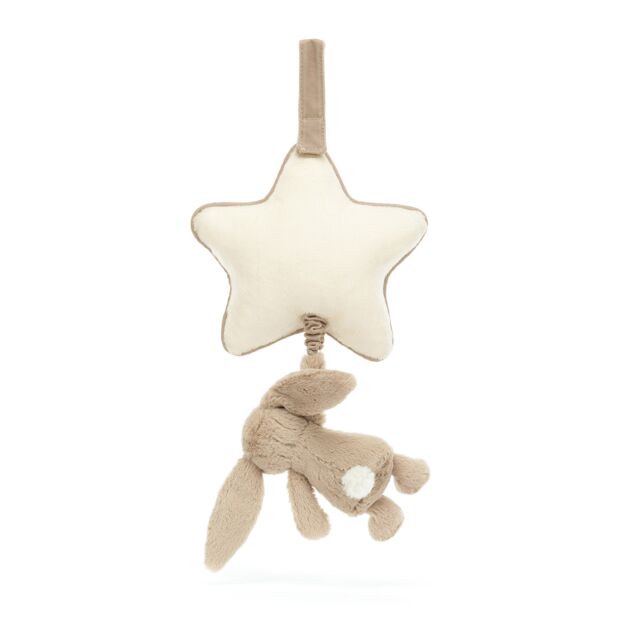 Pull musical Jellycat Bashful Beige Bunny