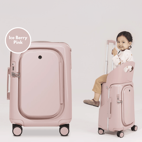 Multicarry 3.0 Ride - On Luggage – Travel Suitcase with Built - In Seat - Princess and the Pea Boutique