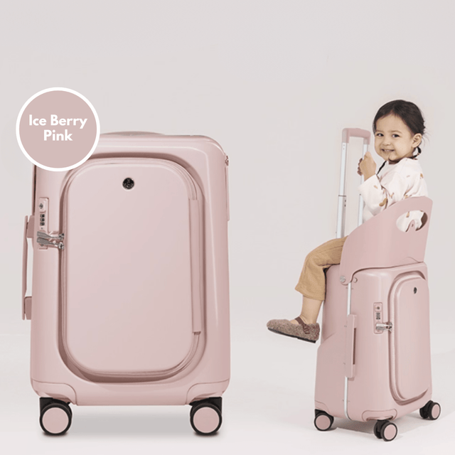 Multicarry 3.0 Ride - On Luggage – Travel Suitcase with Built - In Seat - Princess and the Pea Boutique