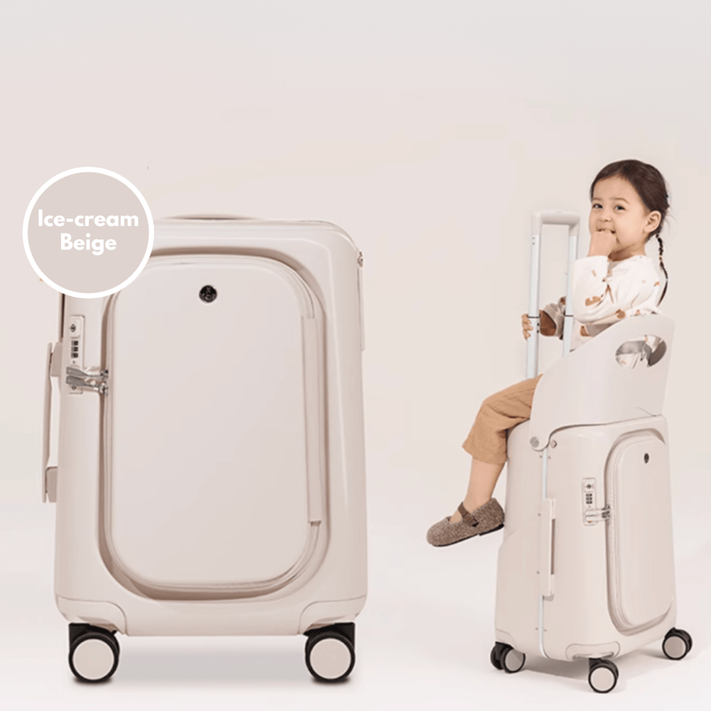 Multicarry 3.0 Ride - On Luggage – Travel Suitcase with Built - In Seat - Princess and the Pea Boutique
