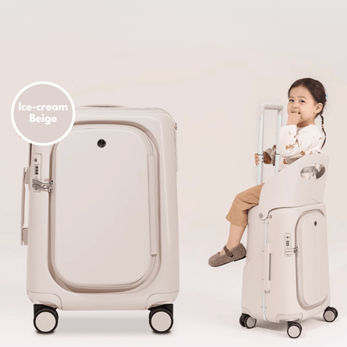 Multicarry 3.0 Ride - On Luggage – Travel Suitcase with Built - In Seat - Princess and the Pea Boutique