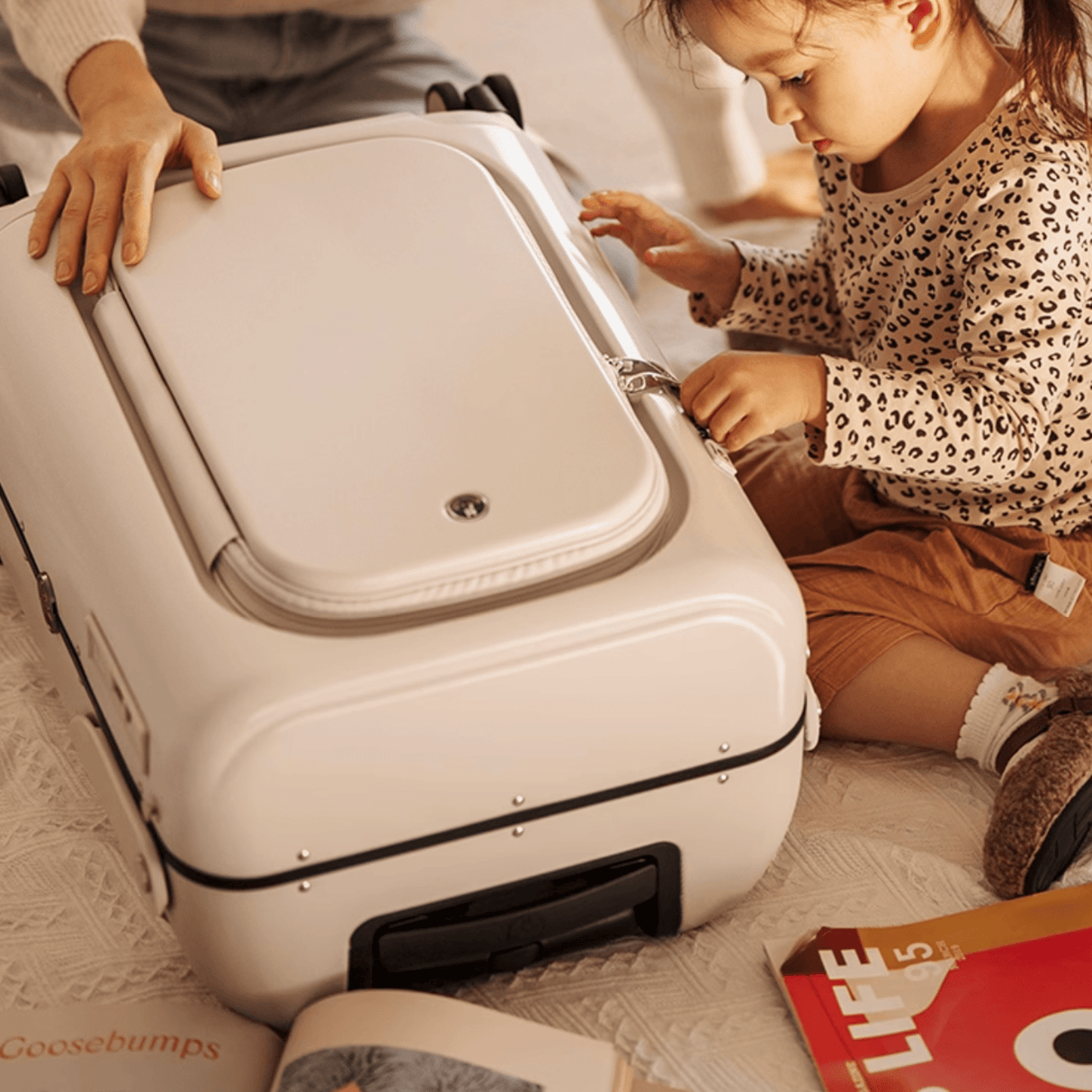 Multicarry 3.0 Ride - On Luggage – Travel Suitcase with Built - In Seat - Princess and the Pea Boutique