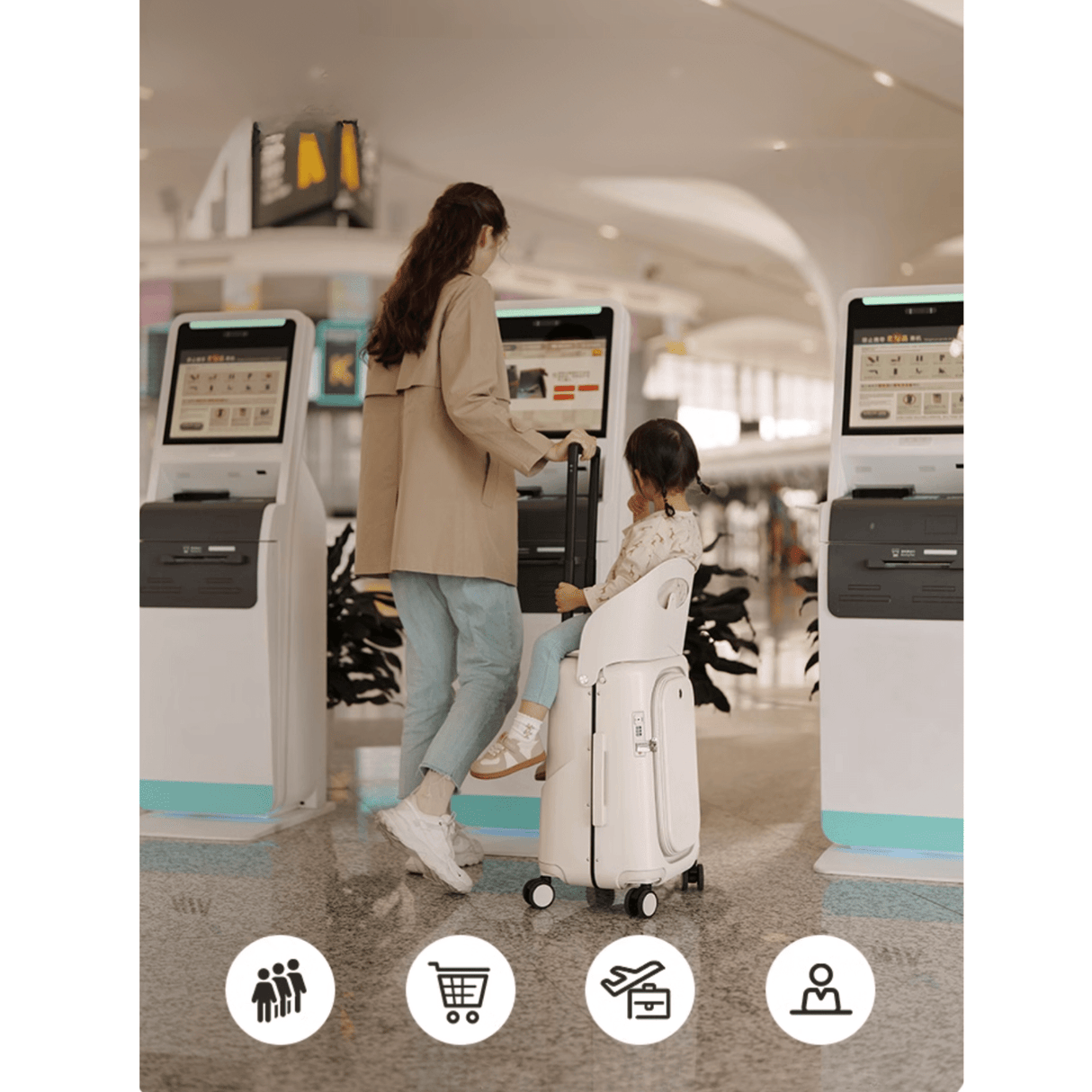 Multicarry 3.0 Ride - On Luggage – Travel Suitcase with Built - In Seat - Princess and the Pea Boutique