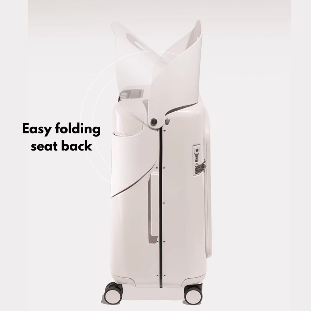 Multicarry 3.0 Ride - On Luggage – Travel Suitcase with Built - In Seat - Princess and the Pea Boutique