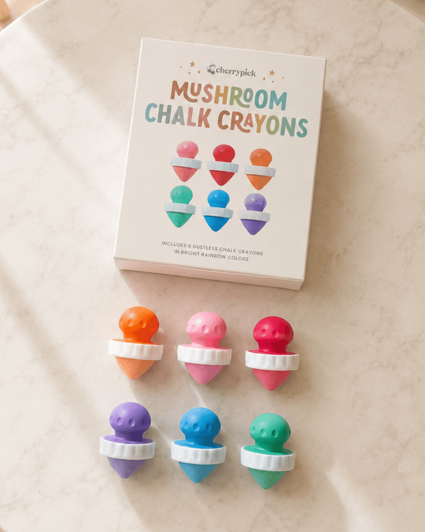 Mushroom Chalk Crayons for Magic Playwall - Princess and the Pea Boutique
