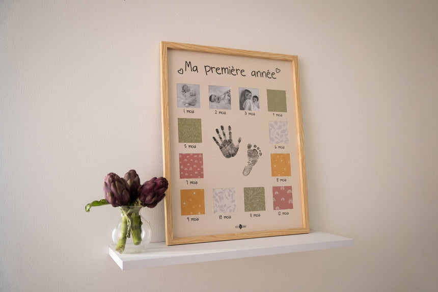 My First Year - Baby Milestone Photo Frame - Princess and the Pea Boutique