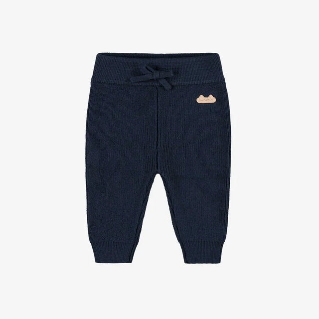 Navy blue knit pants - Princess and the Pea Boutique