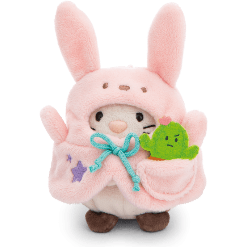 NICI Mymochi Cat Angy with cactus and bunny costume - Princess and the Pea Boutique