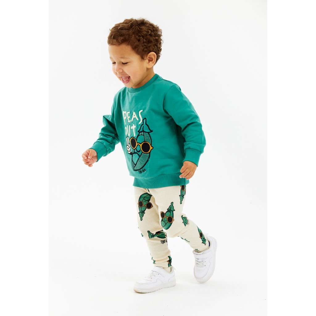 Nikolos sweatshirt - Bottle green - Princess and the Pea Boutique