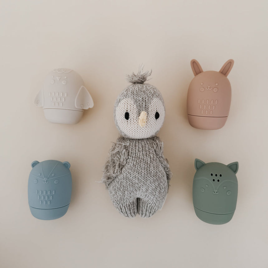 noüka Animal Bath Toys - Woodland - Princess and the Pea Boutique