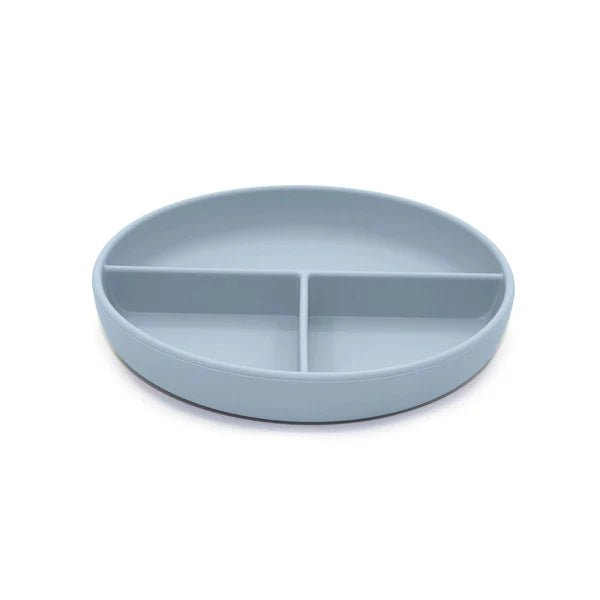 noüka Divided Suction Plate - Lily Blue - Princess and the Pea Boutique