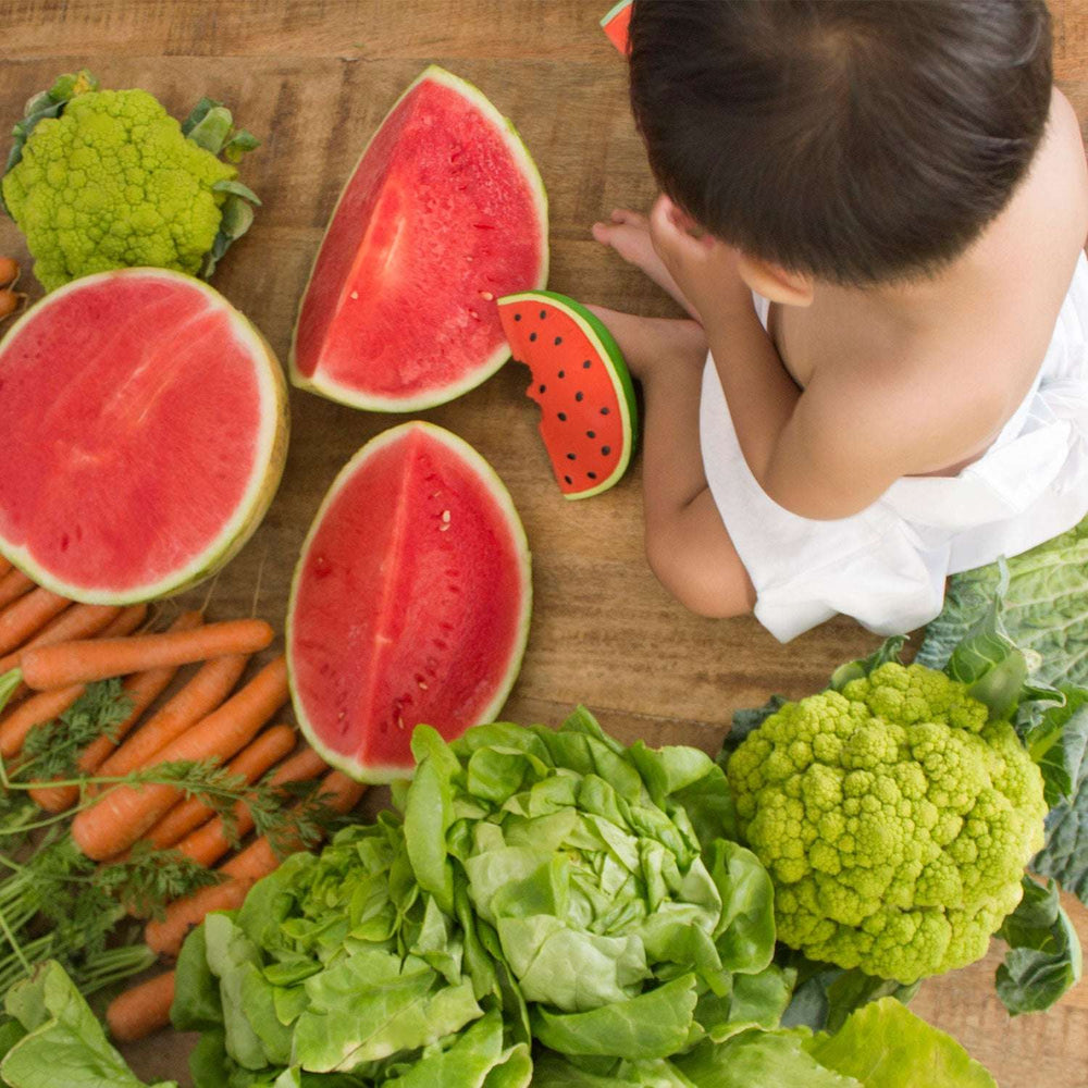 Oli & Carol Wally the Watermelon Baby Teether - Princess and the Pea Boutique