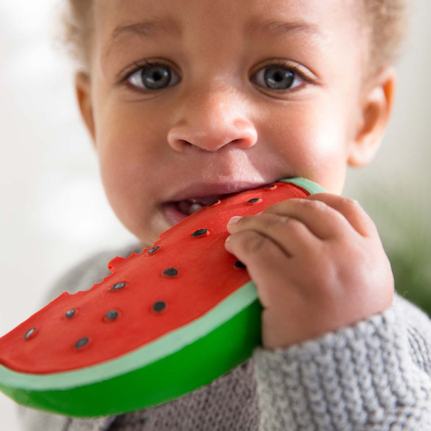 Oli & Carol Wally the Watermelon Baby Teether - Princess and the Pea Boutique