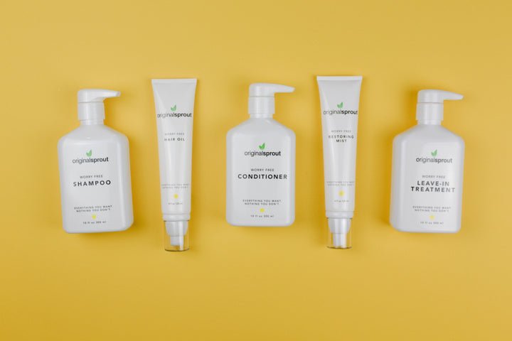 Original Sprouts NEW - Worry Free Healing Hair Oil 4oz - Princess and the Pea Boutique