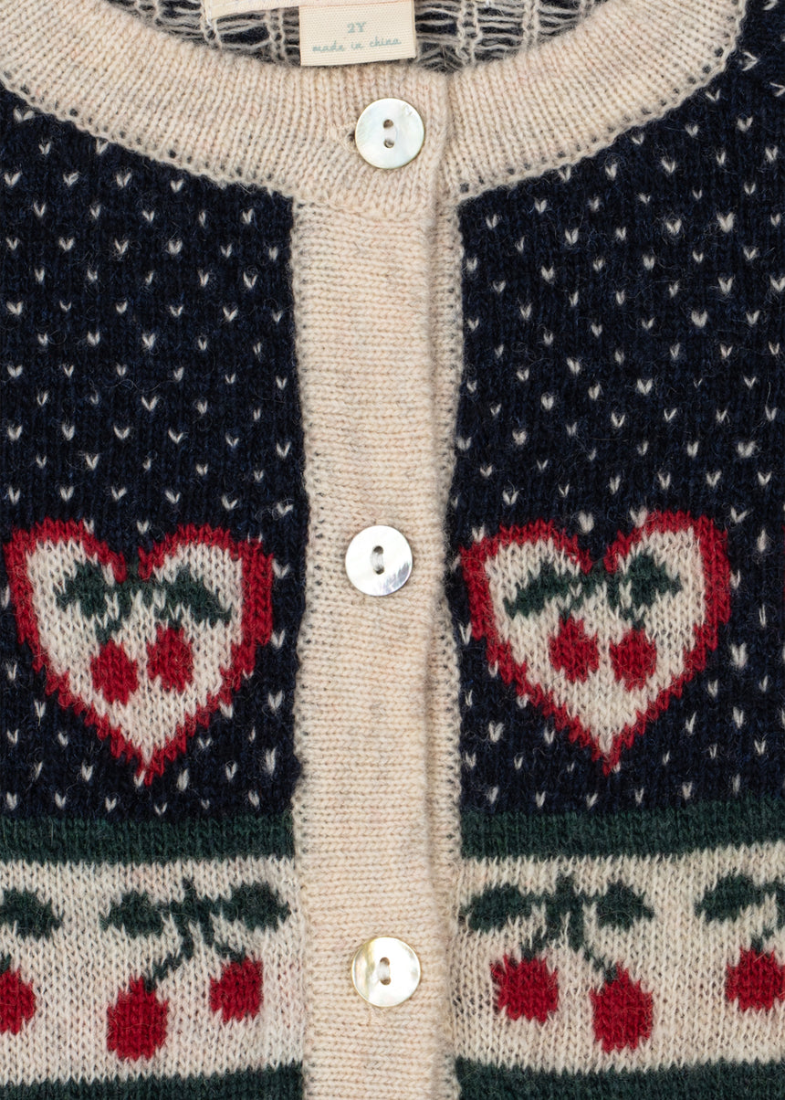 Konges Slojd Belou Cardigan - Cherry