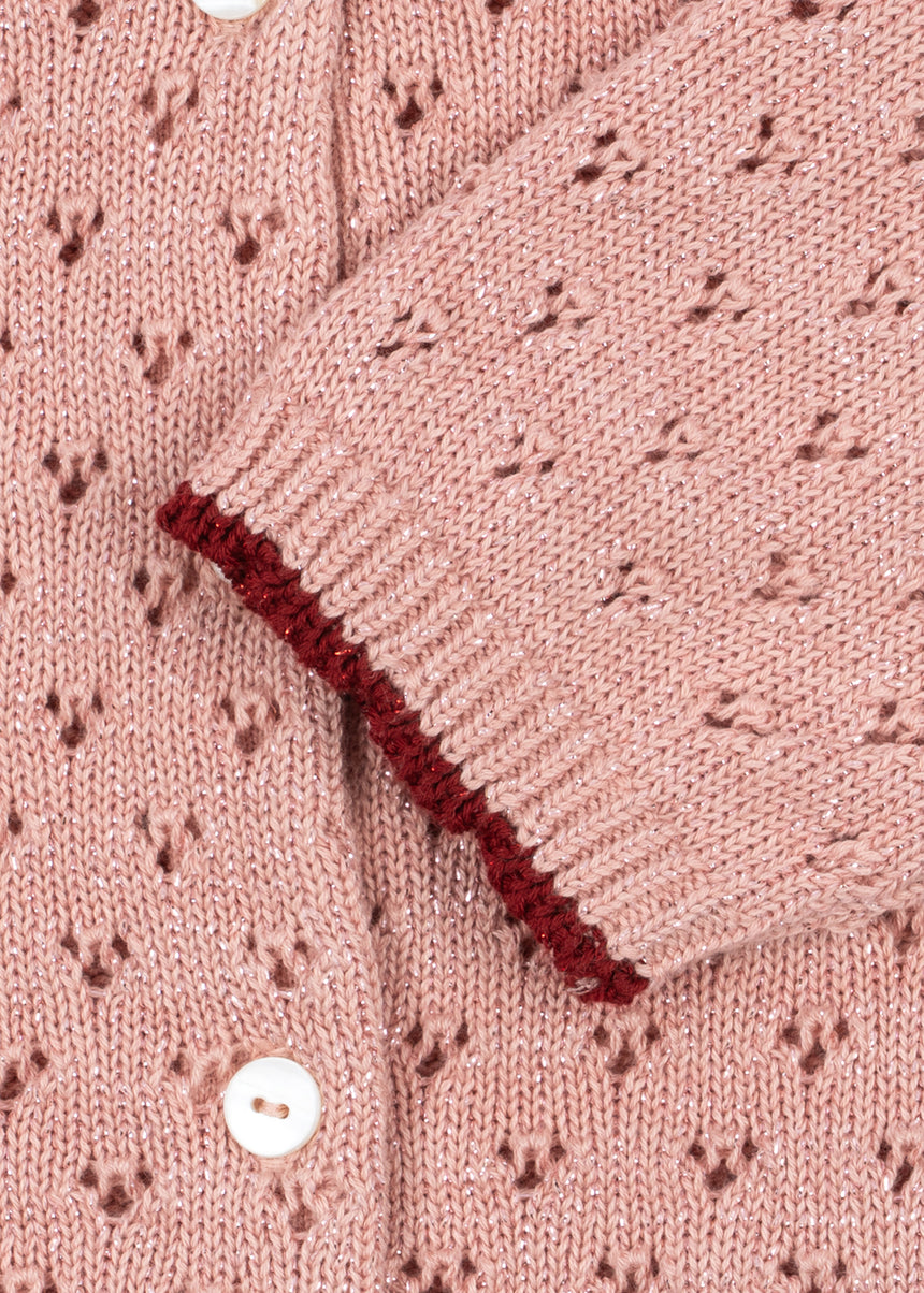 Konges Slojd Holiday Cardigan - Mellow Rose