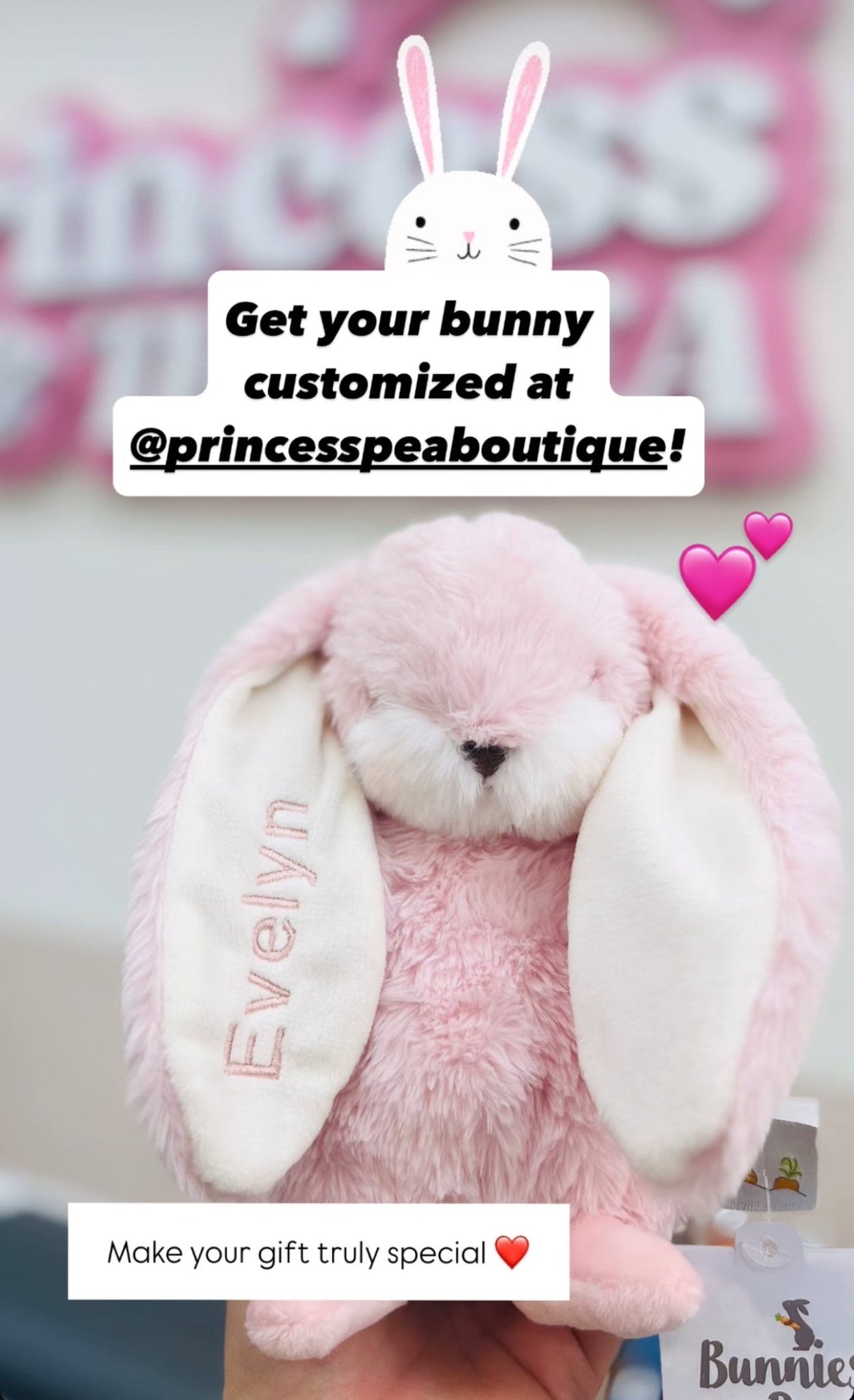 Personalized Embroidery – Add a Special Touch! ✨ - Princess and the Pea Boutique