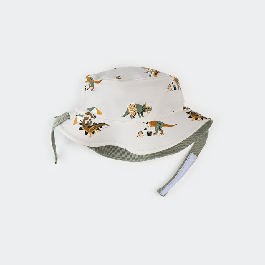 Petit Lem Beach Dinos Reversible Sun Hat - Princess and the Pea Boutique