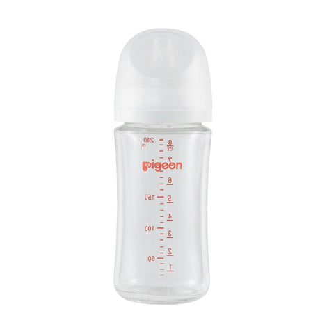 Piegon Glass Bottle 8oz (1 - Pack) with M Nipple (3M+) - Princess and the Pea Boutique