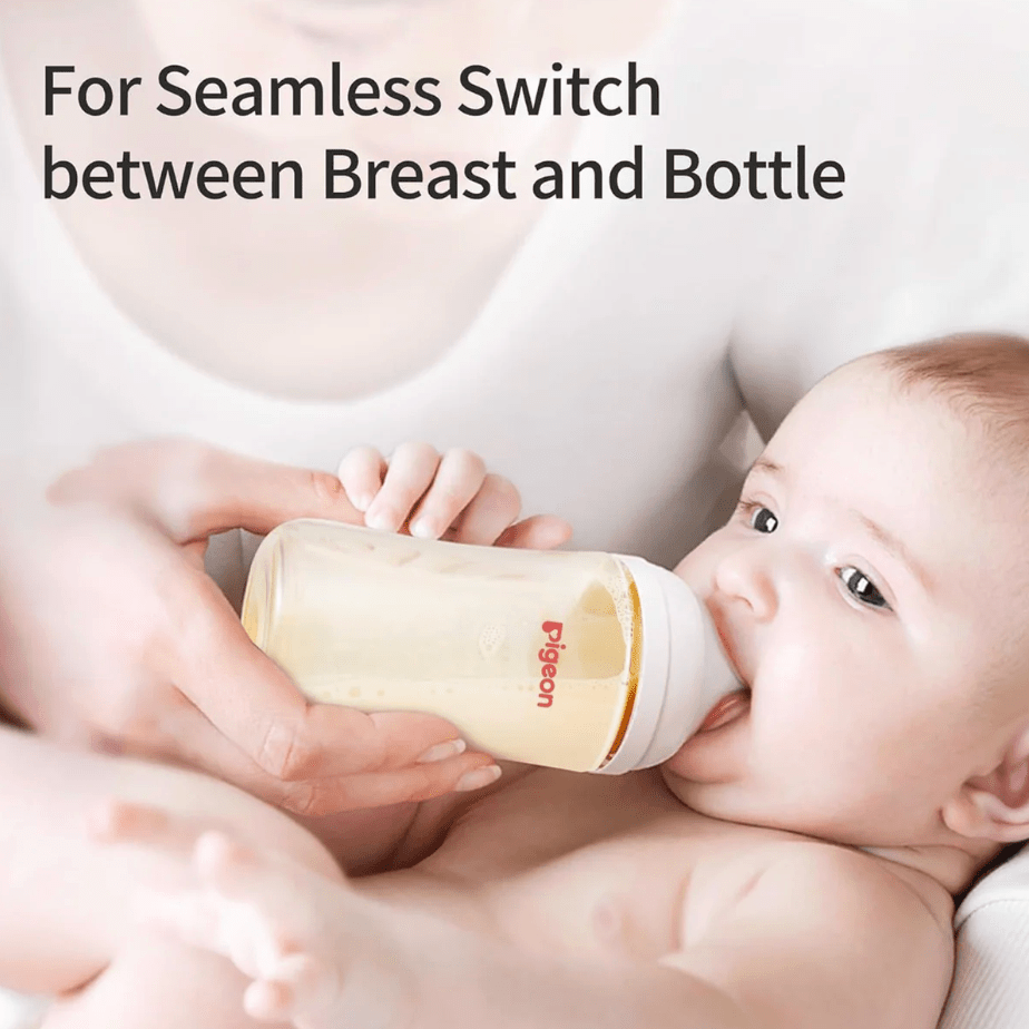 Pigeon - PPSU Bottle 8oz/240ml with M Nipple 3M+ (1 - Pack) - Princess and the Pea Boutique