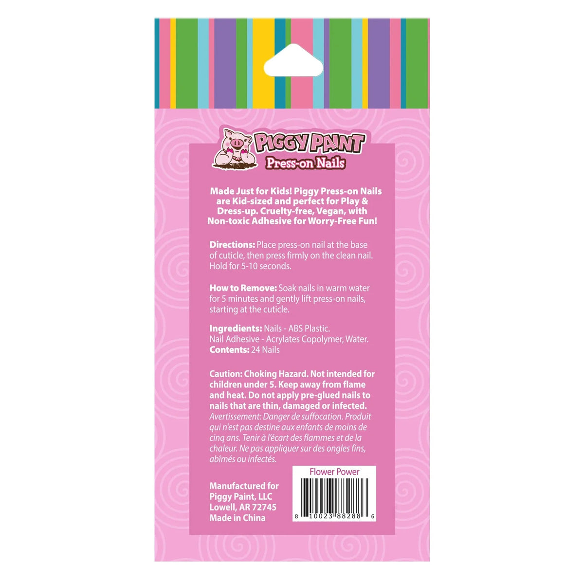 Piggy Paint Flower Power Piggy Press - on Nails - Princess and the Pea Boutique