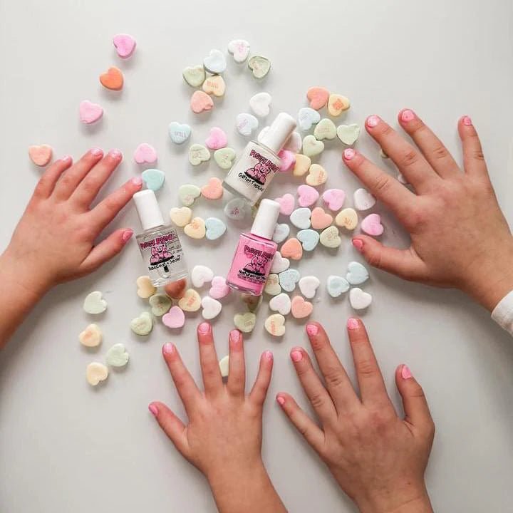 Piggy Paint Glitter Topcoat - Clear Glitter Gloss - Princess and the Pea Boutique