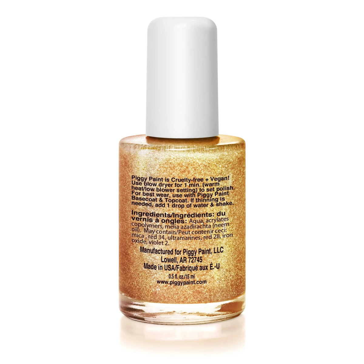 Piggy Paint Heart of Gold - Gold Glitter - Princess and the Pea Boutique