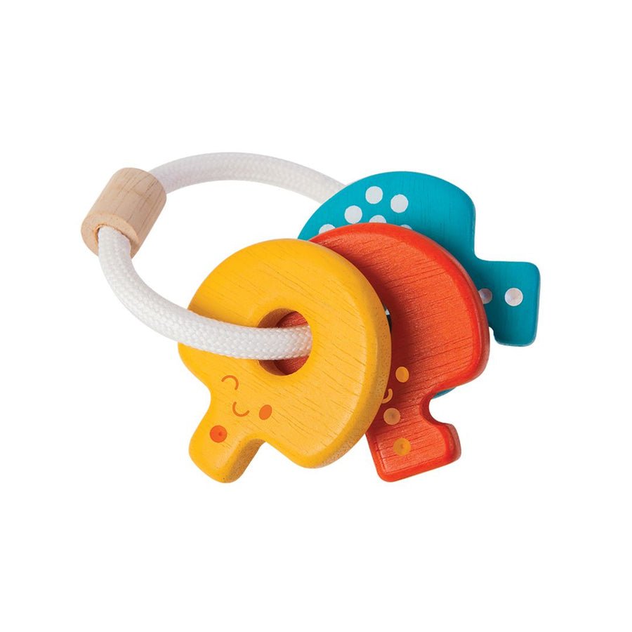 PlanToys Baby Key Rattle - Classic - Princess and the Pea Boutique