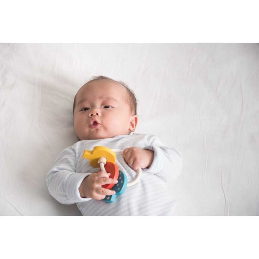 PlanToys Baby Key Rattle - Classic - Princess and the Pea Boutique