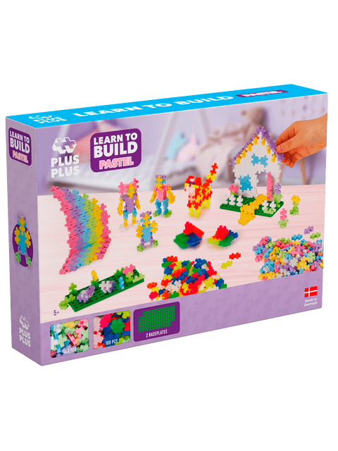 Plus Plus Learn to Build - Pastel - 600 pcs - Princess and the Pea Boutique