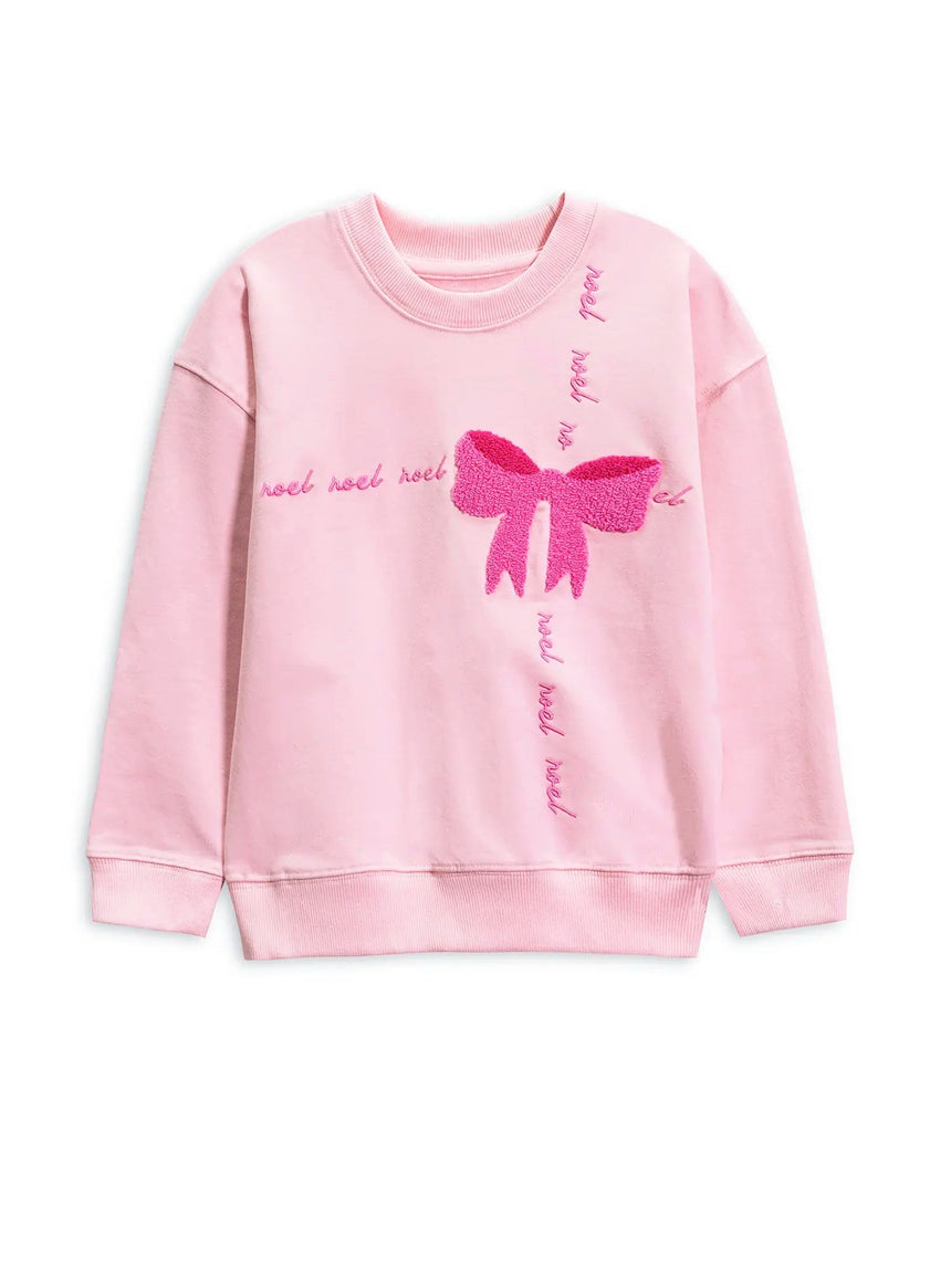 Preppy Goose Bow Sweatshirt - Princess and the Pea Boutique