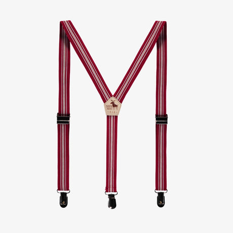 Red striped suspenders, child - Princess and the Pea Boutique
