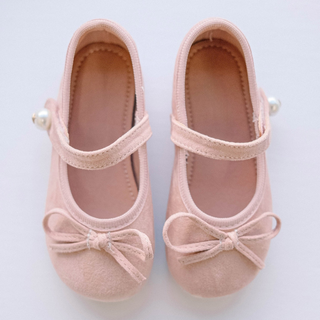 Retro Suede Mary Jane - Pink - Princess and the Pea Boutique