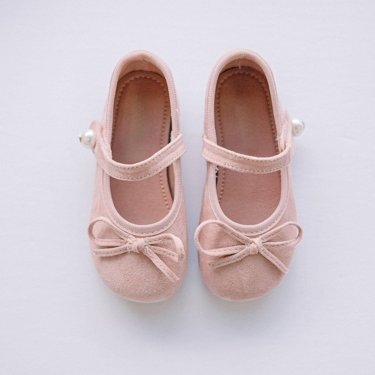 Retro Suede Mary Jane - Pink - Princess and the Pea Boutique
