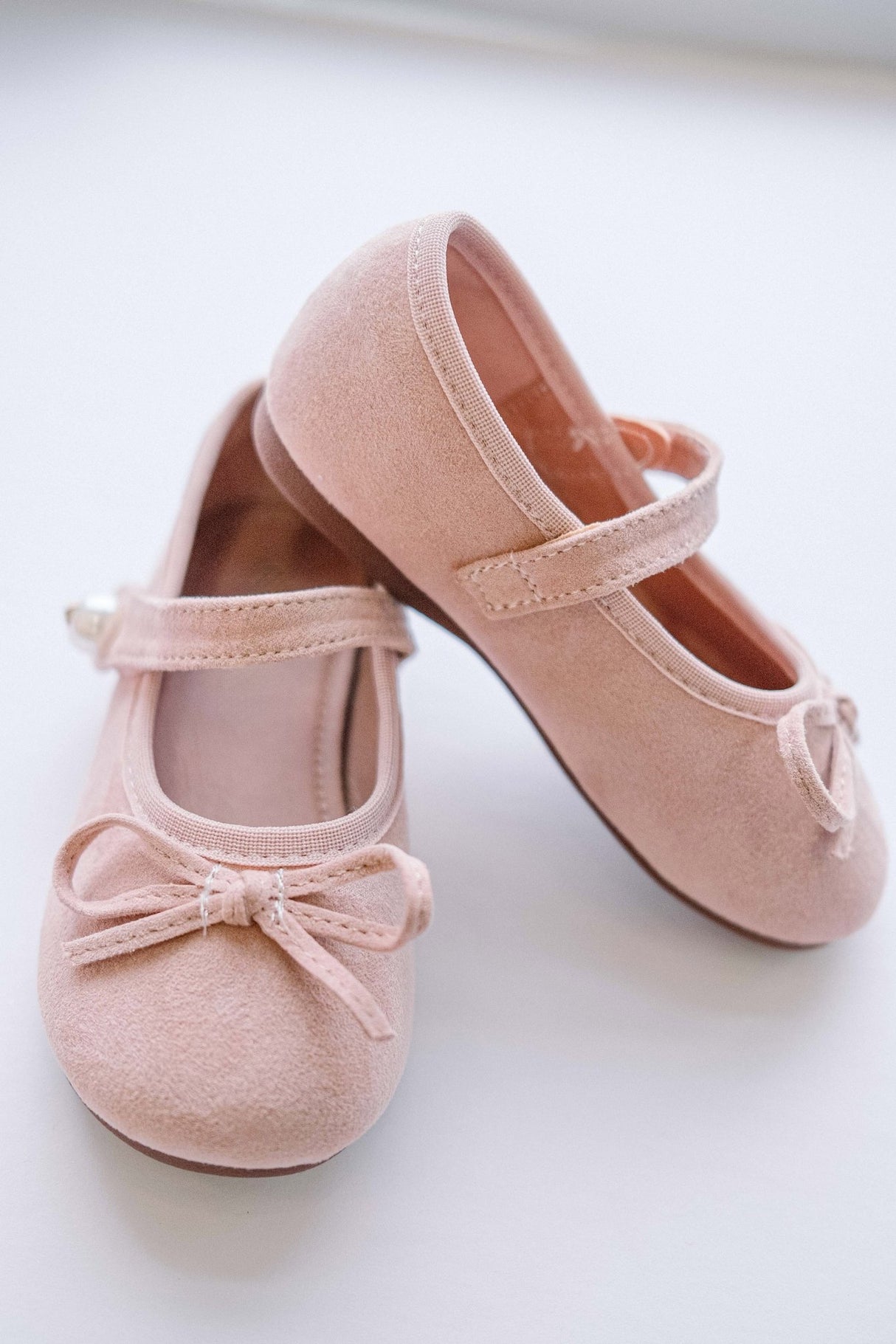 Retro Suede Mary Jane - Pink - Princess and the Pea Boutique