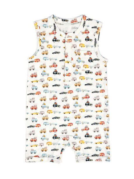Short Romper - Camper Van - Princess and the Pea Boutique