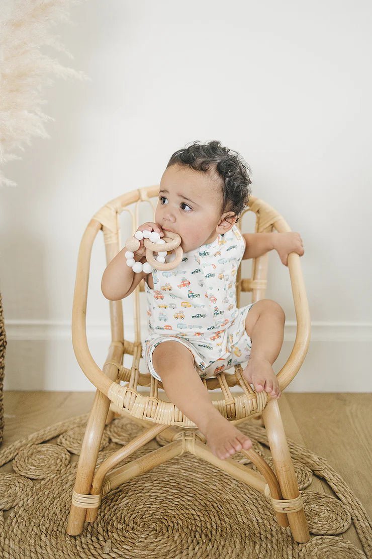 Short Romper - Camper Van - Princess and the Pea Boutique
