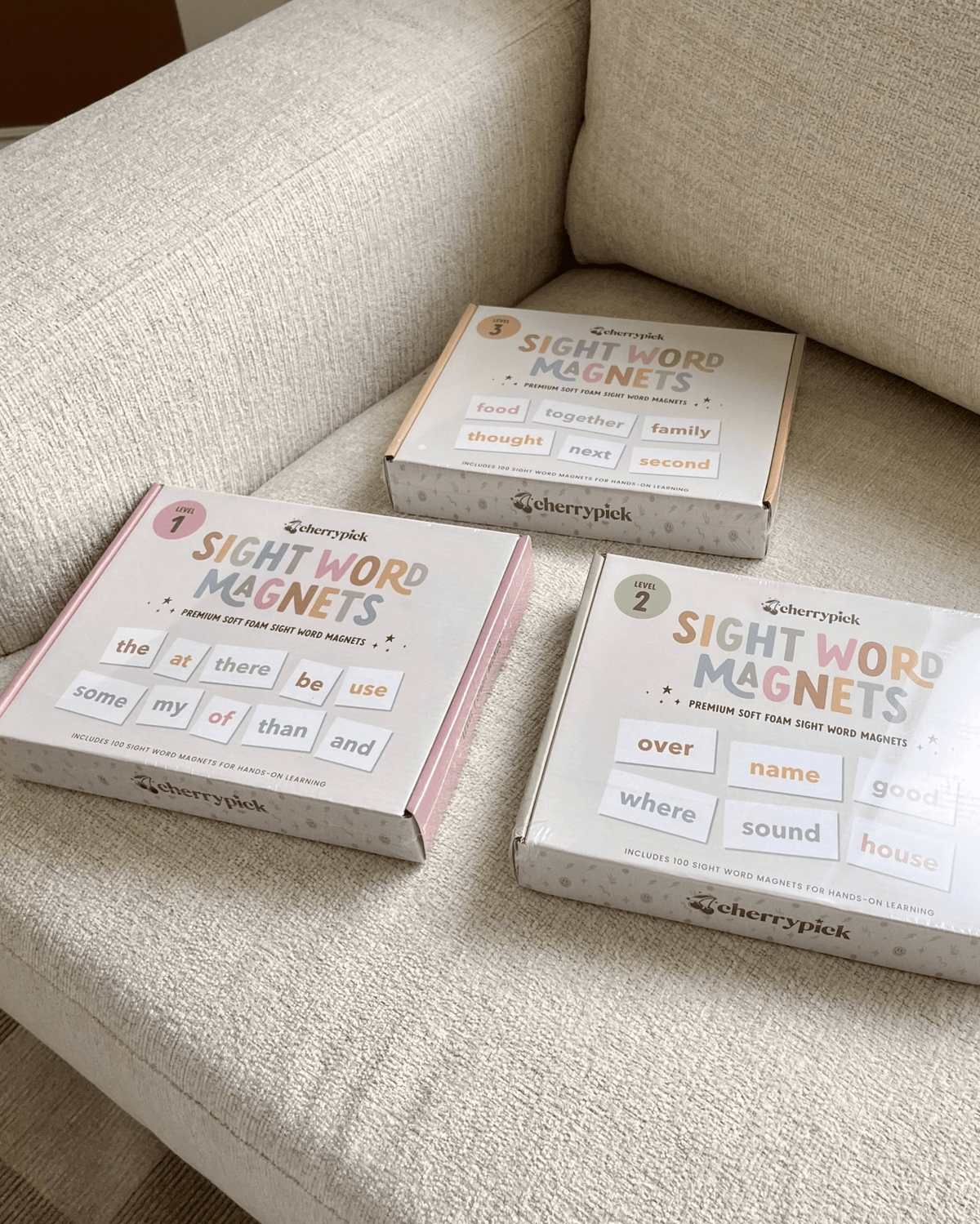 Sight Word Magnets for Early Reading & Literacy: Level 1 - Princess and the Pea Boutique