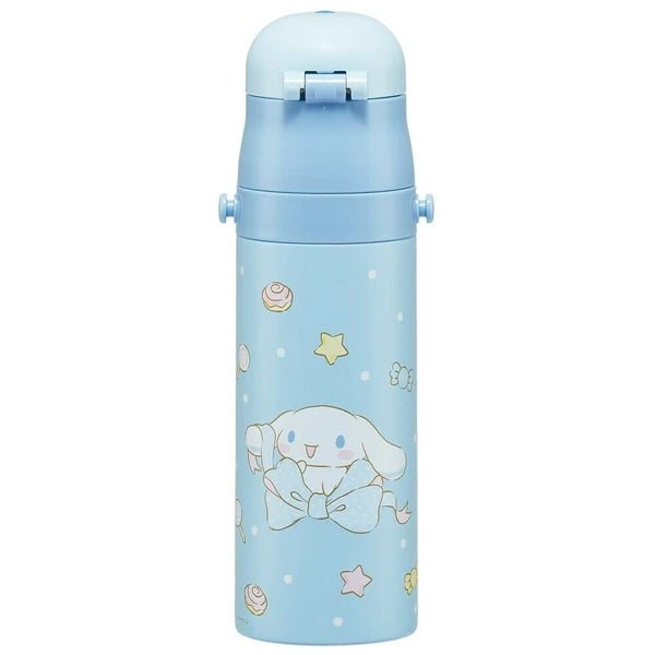 Skater Stainless Steel Water Bottle with Compact Lock Cinnamoroll 470ml - Princess and the Pea Boutique