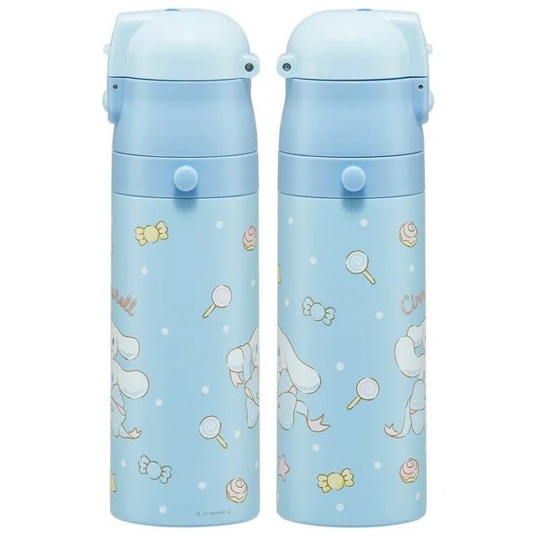 Skater Stainless Steel Water Bottle with Compact Lock Cinnamoroll 470ml - Princess and the Pea Boutique