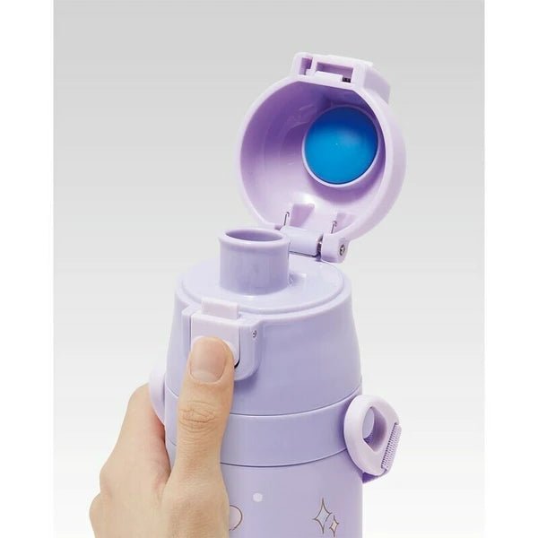 Skater Stainless Steel Water Bottle with Compact Lock KUROMI 470ml - Princess and the Pea Boutique