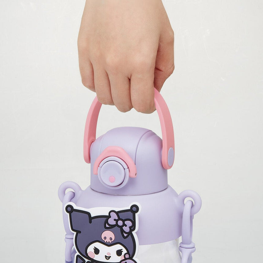 Skater Water Bottle KUROMI 650ml - Princess and the Pea Boutique